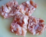 鶏と新玉のカレー照り焼き♪作り方1写真