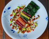 スイスチャードのサラダ作り方4写真