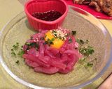 おうち居酒屋♡食べて納得、鯨ユッケ作り方5写真