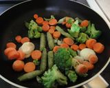 タイ風？焼きうどん（ピーナッツバター）作り方2写真