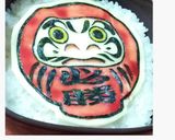 必勝だるま 海苔アート キャラ弁作り方3写真