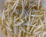 もやし＆ワカメスープ。作り方2写真