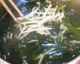 もやし＆ワカメスープ。作り方3写真