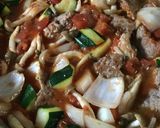 ひき肉ブロックのラタトゥイユ風煮作り方6写真
