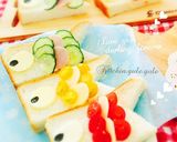 子供の日♡こいのぼりのサンドイッチ風作り方7写真