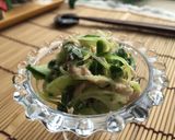 ツナと胡瓜と貝割れ✿ササッとサラダ作り方4写真