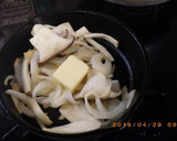エリンギと玉ねぎの卵とじ（スキレット）作り方5写真
