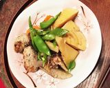 鶏団子と筍の白ダシ煮作り方6写真