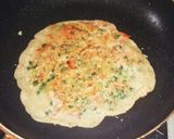 手持ちで食べるお好み焼き風お焼き？作り方4写真