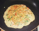 手持ちで食べるお好み焼き風お焼き？作り方4写真