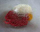 丸ごと新玉葱入り✿ころころハンバーグ✿作り方3写真