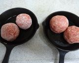 丸ごと新玉葱入り✿ころころハンバーグ✿作り方8写真