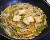 簡単！青椒肉絲に挑戦(わさびソース)作り方1写真