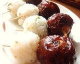 枝豆ごはん&ひき肉のくし団子作り方4写真