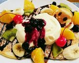 親子でニコニコ☺︎︎デコ♪パンケーキ作り方4写真