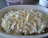 残り餃子で豆腐ソースのグラタン風チーズ焼作り方7写真