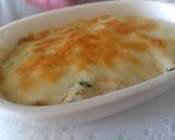 残り餃子で豆腐ソースのグラタン風チーズ焼作り方8写真