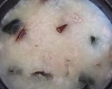 キヌア入りピータン粥作り方5写真