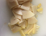 たけのこと、牛肉の佃煮風作り方1写真