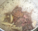 たけのこと、牛肉の佃煮風作り方3写真