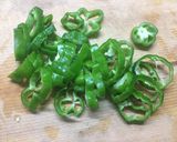 ピーマンの辛子しょう油和え作り方1写真