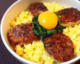 お弁当♬簡単♪甘辛タレの鶏つくね照り焼き作り方6写真