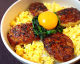 お弁当♬簡単♪甘辛タレの鶏つくね照り焼き作り方6写真