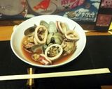 アサリとイカリングの酒蒸し♪作り方7写真