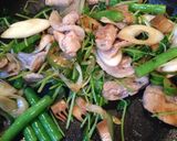 春野菜と豚肉のうどん作り方4写真