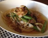 春野菜と豚肉のうどん作り方6写真