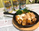 ✨簡単✨スキレットで熱々チキン作り方15写真