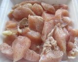 鶏胸肉の明太マヨ作り方2写真