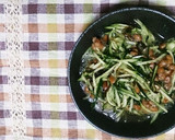 ねばねば美味！胡瓜ともずく酢の納豆和え★作り方3写真