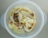レンジで簡単☆新玉ねぎのそぼろ煮。作り方5写真