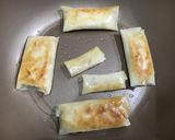 チーズがとろ〜り！簡単シーチキン春巻き作り方5写真