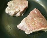 マイタケ酵素でやわらか牛ステーキ作り方3写真