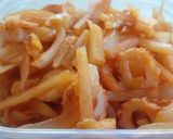 じゃがいも&玉ねぎ&ちくわケチャップ炒め作り方3写真