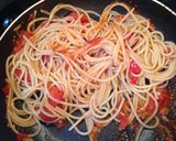 トマトとブルサンチーズのパスタ作り方3写真