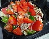 豚肉とキャベツとトマトの蒸し炒め作り方3写真