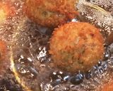 豚コマと大葉のまんまるカツ作り方4写真