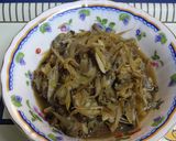 あさりとゴボウの煮物（深川めし）作り方7写真