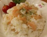 あったかいご飯にまぜるだけ♪エビピラフ☆作り方5写真