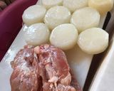 冷凍大根と鶏モモ肉煮作り方1写真