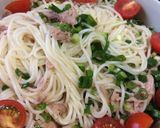 超簡単!そうめんとツナとネギ作り方4写真