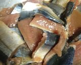 秋刀魚の梅つけ焼き 白髪ネギ添え作り方2写真