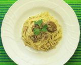 白花豆の豆乳クリームパスタ【天狗缶詰】作り方8写真