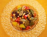 彩り野菜と3種豆のピスト【天狗缶詰】作り方6写真