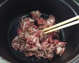 牛肉入りひじきの煮物作り方2写真