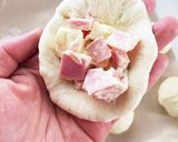ふわふわ！ハムとゴロゴロチーズの惣菜パン作り方9写真