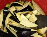 絶品☆ビーガン☆そら豆の入った麻婆茄子作り方7写真